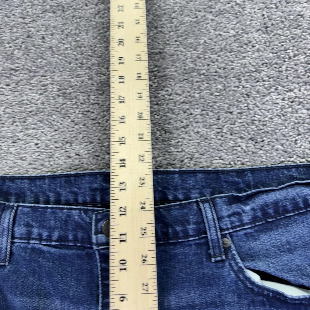Levis 550 Jeans Mens 42x34 Blue Relaxed Straight Denim Medium Wash Stretch